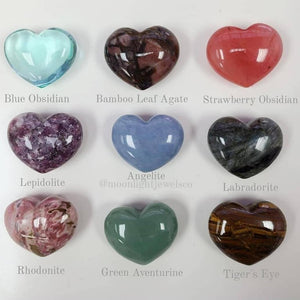 Puffy Crystal Heart | choose your crystal